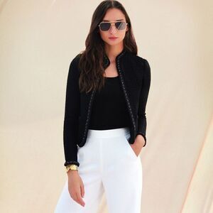 St. John Collection Adina Knit Jacket sz 8